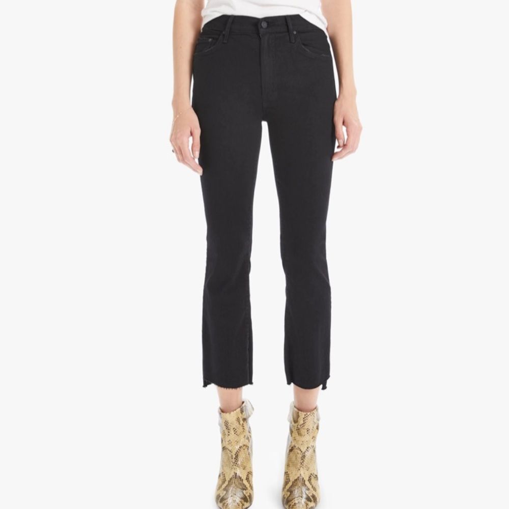 Mother Insider Crop Step Fray Jeans 24